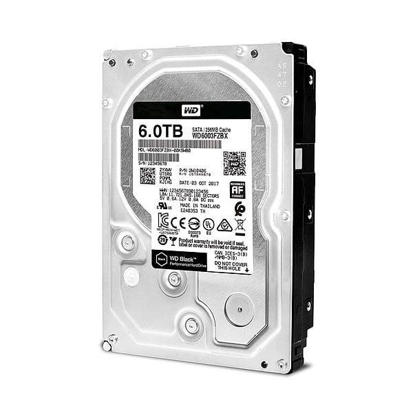 WD Black 6TB 256MB SATA  Disco Duro