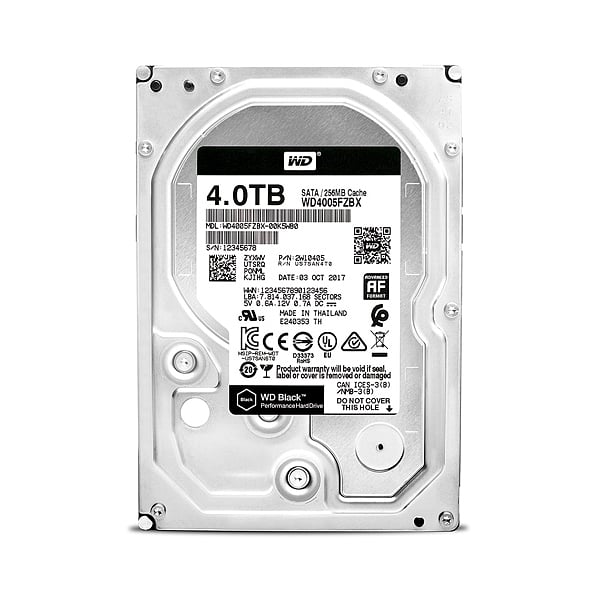 WD Black 4TB 35 SATA 128MB  Disco Duro