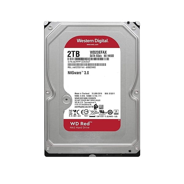 WD Red 2TB 256MB 35  Disco Duro