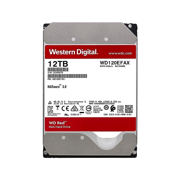 WD Red 12TB 256MB 35  Disco Duro