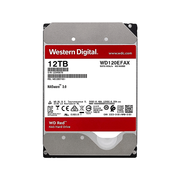 WD Red 12TB 256MB 35  Disco Duro