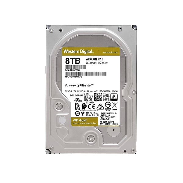 WD Gold 8TB 256MB 35 7200rpm  Disco Duro