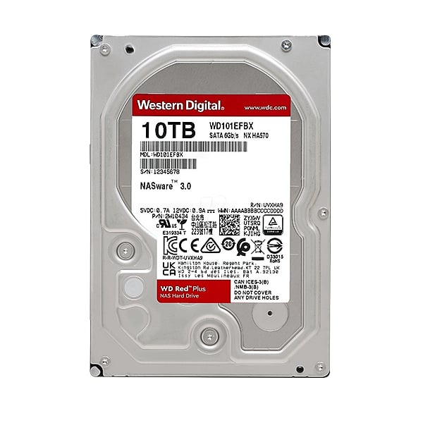 WD Red Plus 10TB 256MB 35 7200rpm  Disco Duro