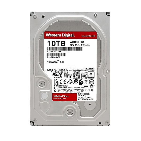 WD Red Plus 10TB 256MB 35 7200rpm  Disco Duro