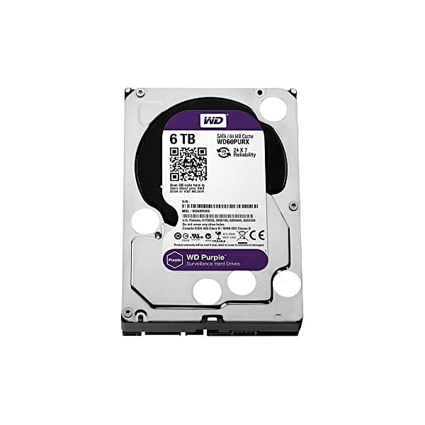 WD Purple 6TB 128MB 35 SATA  Disco Duro