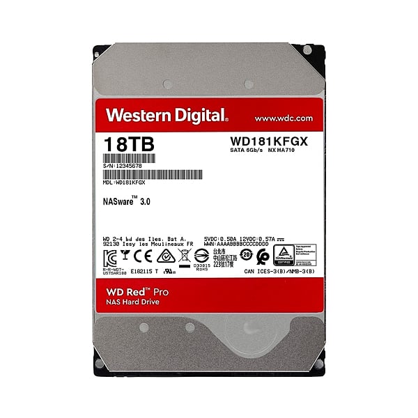 WD Red Pro 18TB 512MB 35 7200rpm  Disco Duro