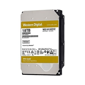 WD Gold 18TB 512MB 35 7200rpm  Disco Duro