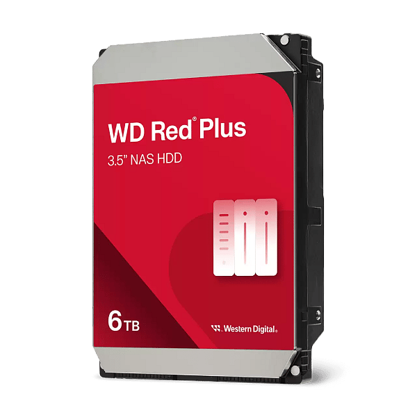 WD Red Plus 6TB 256MB 35 5400rpm  Disco Duro