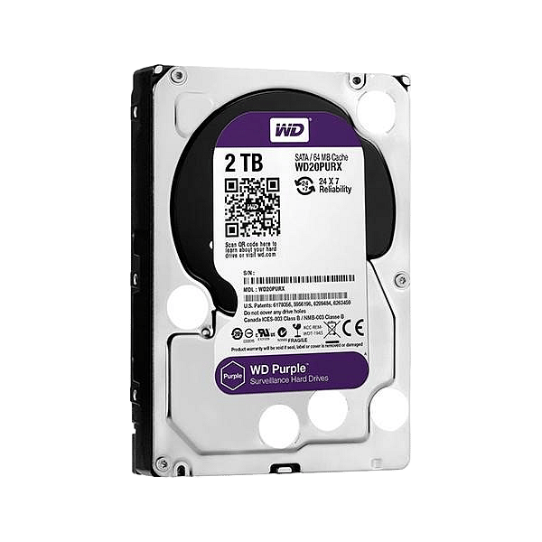 WD Purple 2TB 64MB 35  Disco Duro