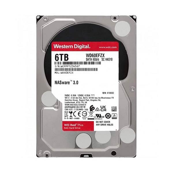 Western Digital WD Red Plus 35 6000 GB Serial ATA III