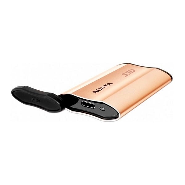 ADATA externo SSD SE730H dorado 512GB USB 31 Gen 2 Type C