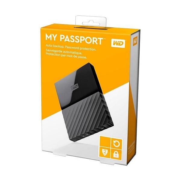 WD My Passport 1TB 25 Negro  Disco Duro Externo