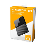 WD My Passport 1TB 25 Negro  Disco Duro Externo WD My Passport 1TB 25 Negro  Disco Duro Externo
