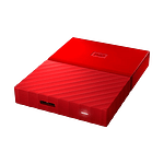 WD My Passport 2TB 25 Rojo  Disco Duro Externo