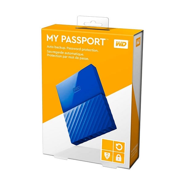 WD My Passport 4TB 25 azul  Disco Duro Externo
