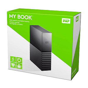 WD My Book 6TB USB 30 35 Negro  HDD Externo