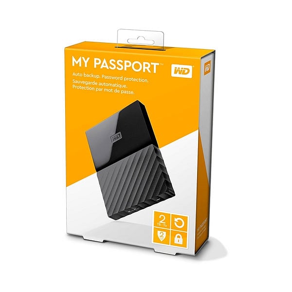 WD My Passport 2TB 25 Negro 2018  Disco Duro Externo