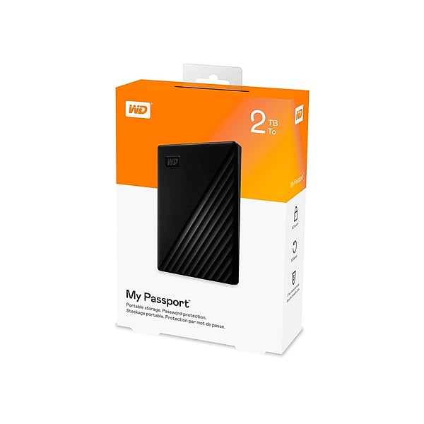 WD Passport 2TB USB 30 25 Negro  HDD Externo