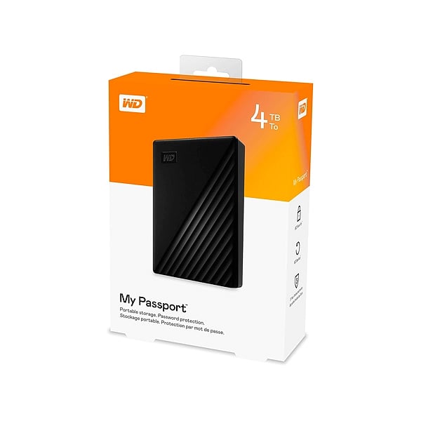 WD Passport 4TB USB 30 25 Negro  HDD Externo