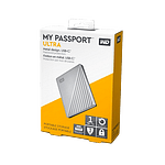 WD Passport Ultra 1TB USB 31 25 Plata  HDD Externo WD Passport Ultra 1TB USB 31 25 Plata  HDD Externo