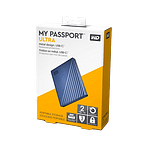 WD Passport Ultra 2TB USB 31 25 Azul HDD Externo WD Passport Ultra 2TB USB 31 25 Azul HDD Externo
