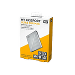 WD Passport Ultra 4TB USB 31 25 Plata  HDD Externo
