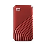 WD Passport 2TB USB 32 Gen 2 25 Rojo  SSD Externo