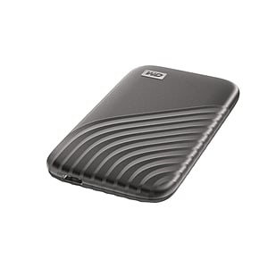 WD Passport 2TB USB 32 Gen 2 25 Gris  SSD Externo