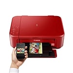 Canon PIXMA MG3650S Rojo  Multifunción inyección