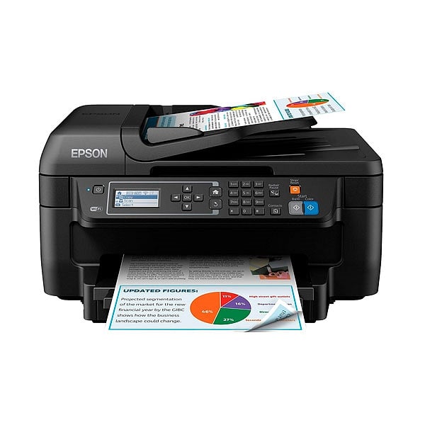 Multifuncion epson inyeccion wf2750dwf workforce fax a4