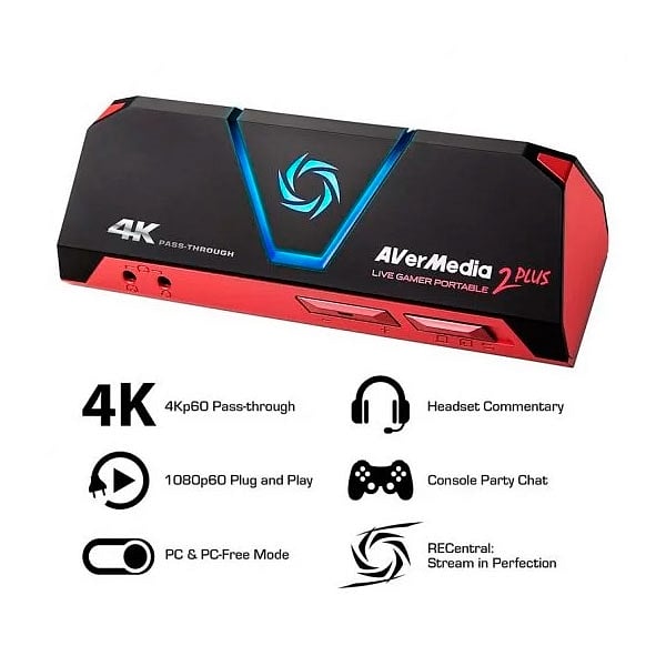 AVerMedia Live Gamer Portable 2 Plus  Capturadora