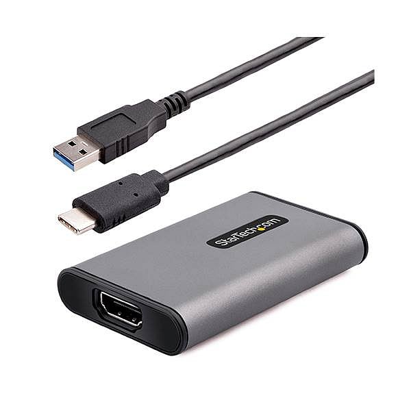 StarTechcom Capturadora Externa USB a HDMI Streaming UVC 4K 30Hz Win Mac