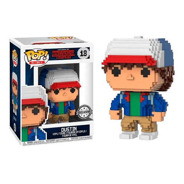 Figura POP 8 Bit Stranger Things Dustin Exclusive