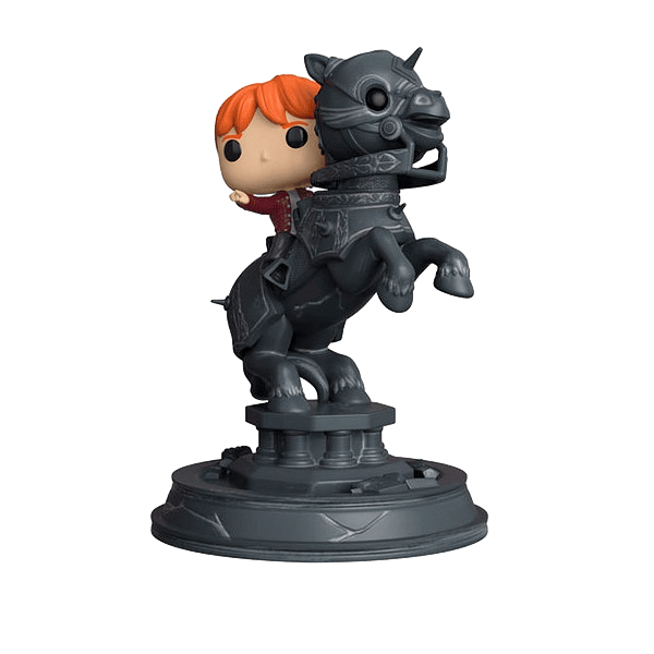 Figura Movie Moments Harry Potter Ron riding chess piece