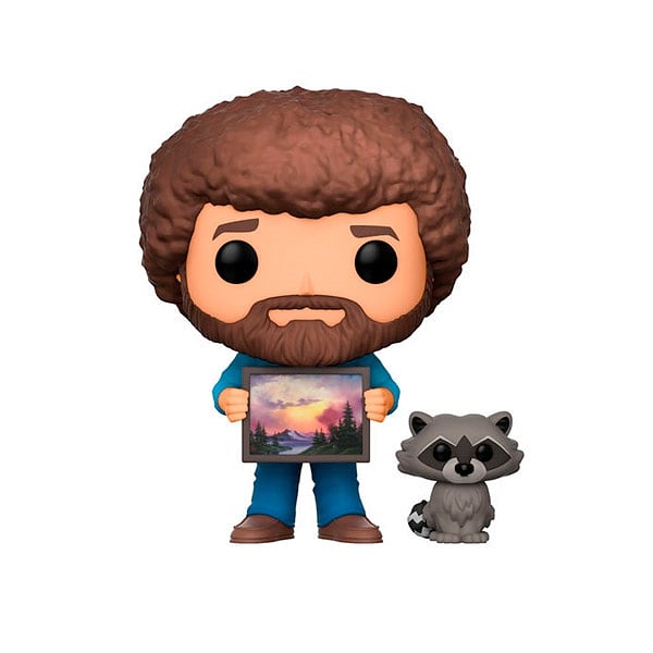 Figura POP Bob Ross with Raccoon