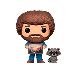 Figura POP Bob Ross with Raccoon