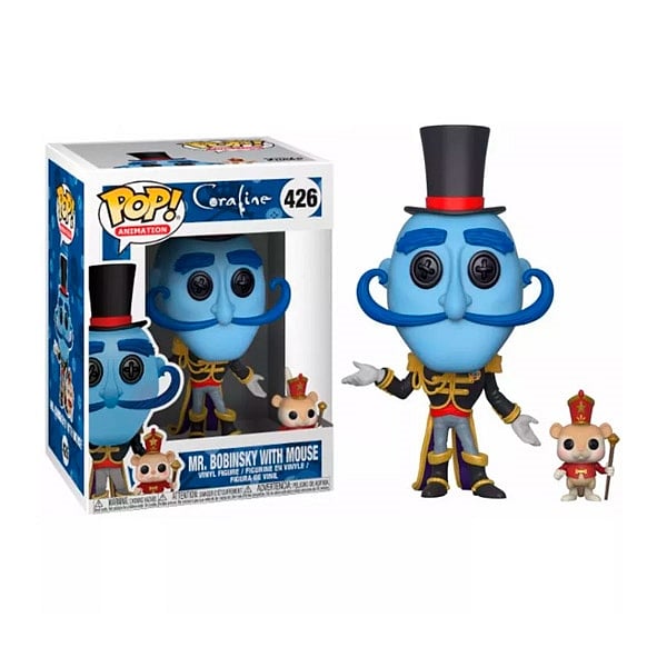 Figura POP Coraline Mr Bobinsky with Mouse