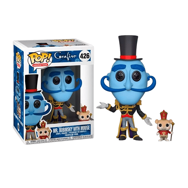 Figura POP Coraline Mr Bobinsky with Mouse