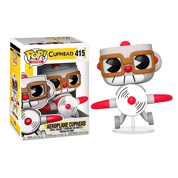 Figura POP Cuphead Aeroplane Cuphead