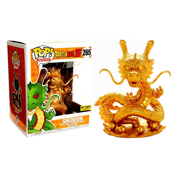 Figura POP Dragonball Z Shenron Dragon Gold Exclusive 15cm