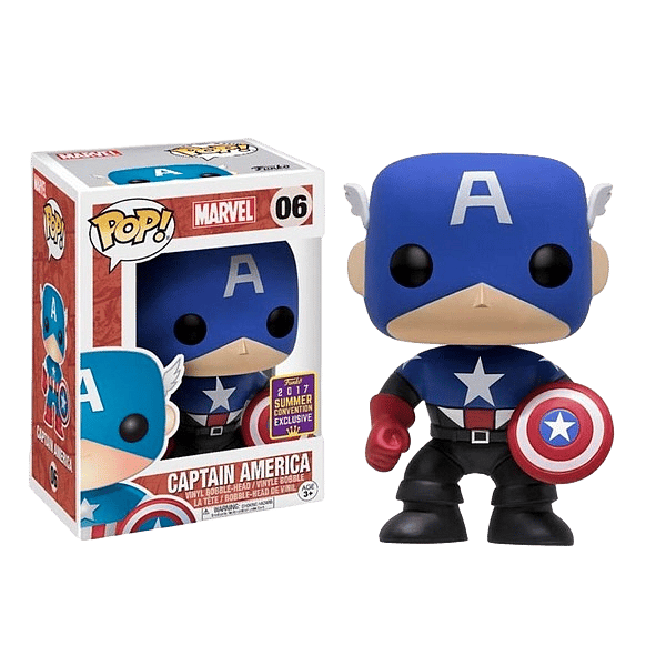 Figura Vinyl POP Marvel Captain America 2017 Exclusive