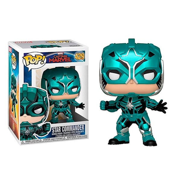 Figura POP Marvel Capitana Marvel Star Commander