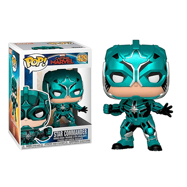 Figura POP Marvel Capitana Marvel Star Commander