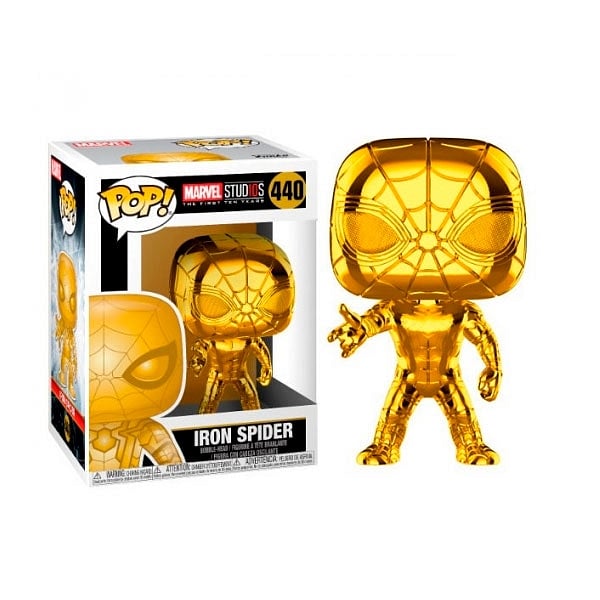 Figura POP Marvel Studios 10 Iron Spiderman Chrome