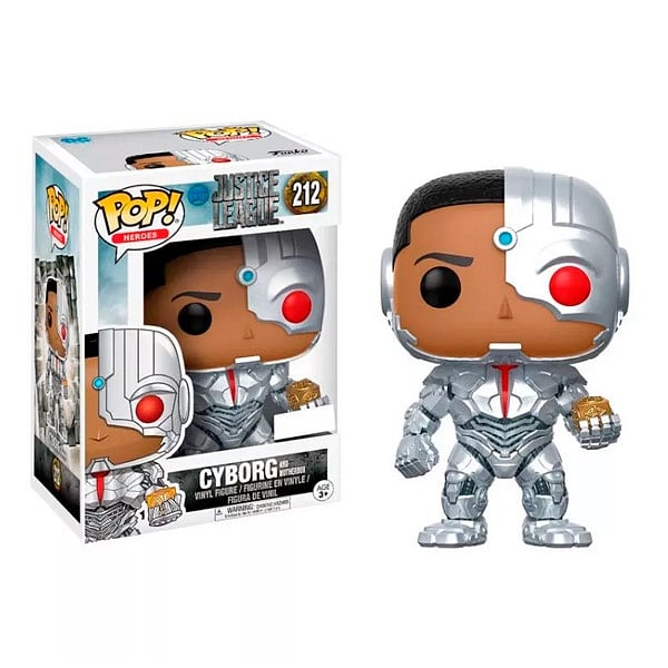 Figura POP DC Justice League Cyborg with Mother Box Excl