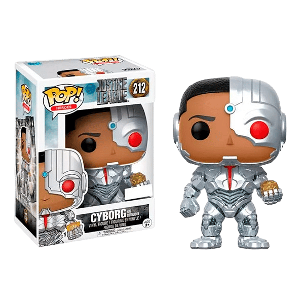 Figura POP DC Justice League Cyborg with Mother Box Excl