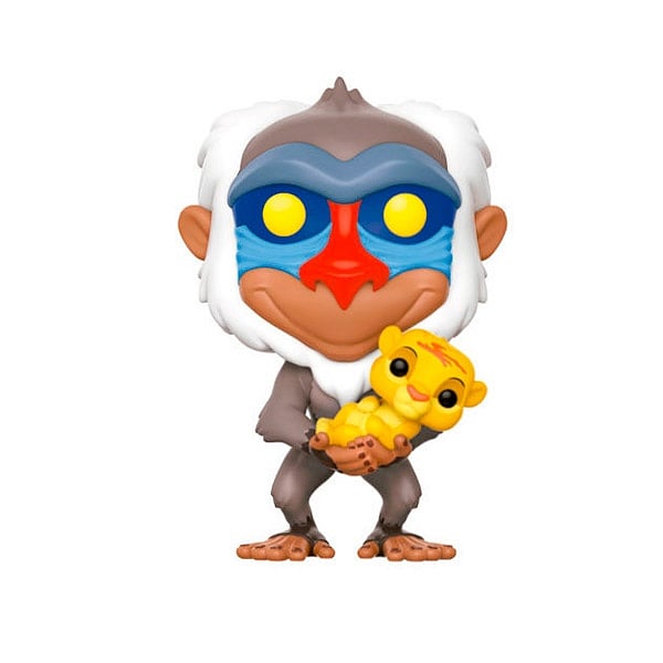 Figura POP Disney El Rey Leon Rafiki con Simba