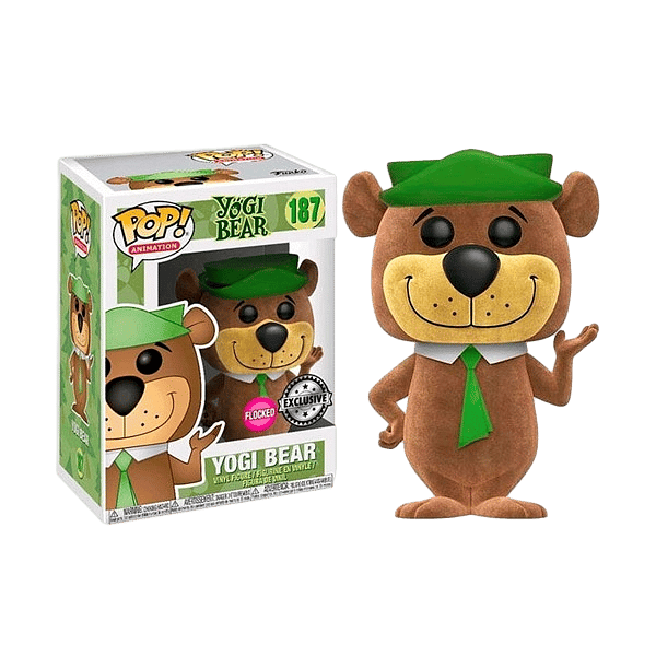 Figura POP Hanna Barbera Yogi Bear Flocked Exclusive