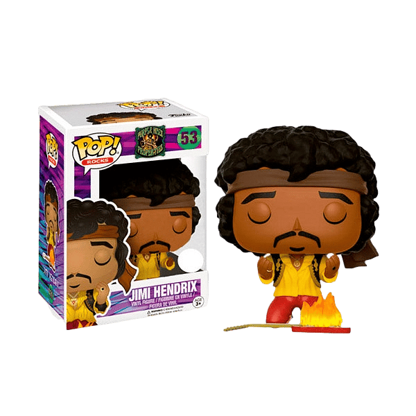 Figura POP Jimi Hendrix Monterey Guitar on Fire Exclusive