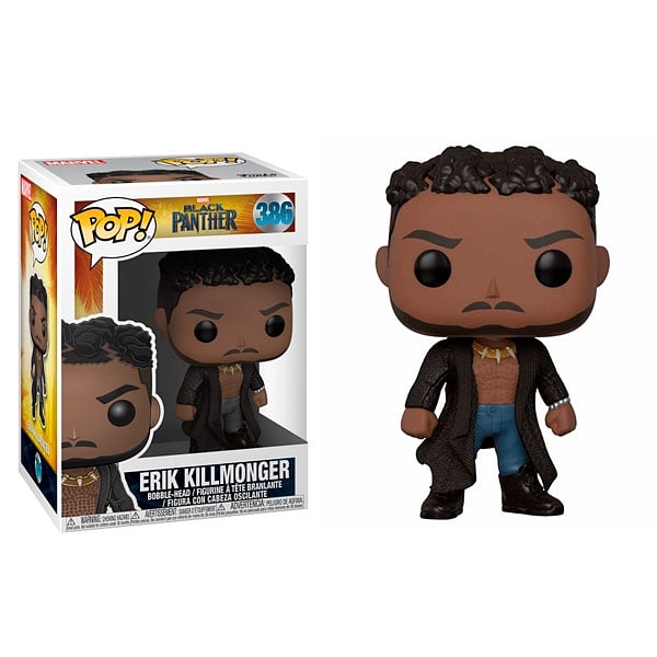 Figura POP Marvel Black Panther Killmonger with Scars